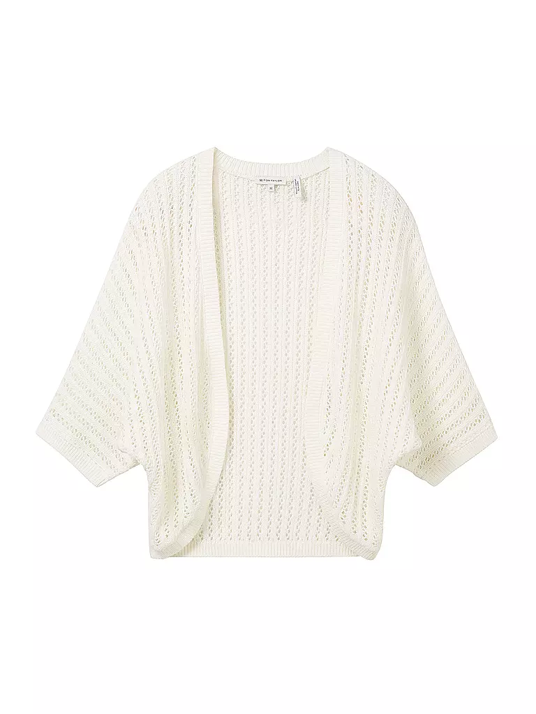 TOM TAILOR | Strickjacke  | Blanco