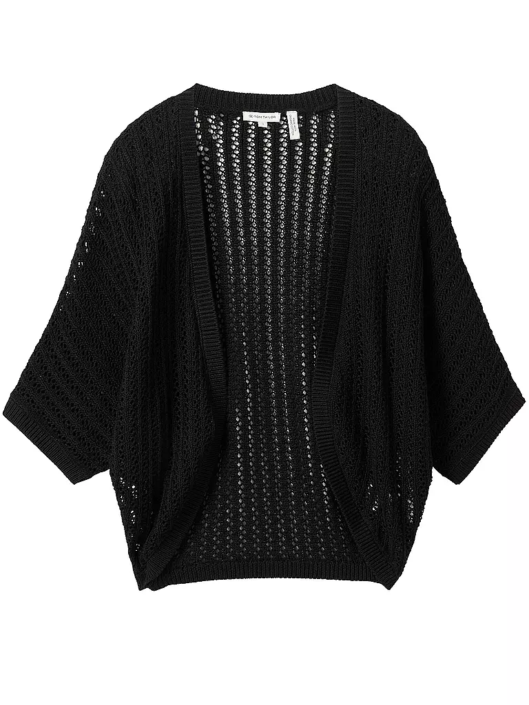 TOM TAILOR | Strickjacke  | Negro