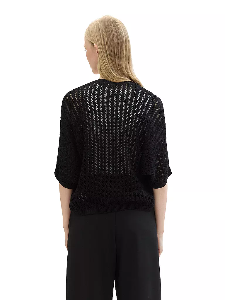 TOM TAILOR | Strickjacke  | Negro