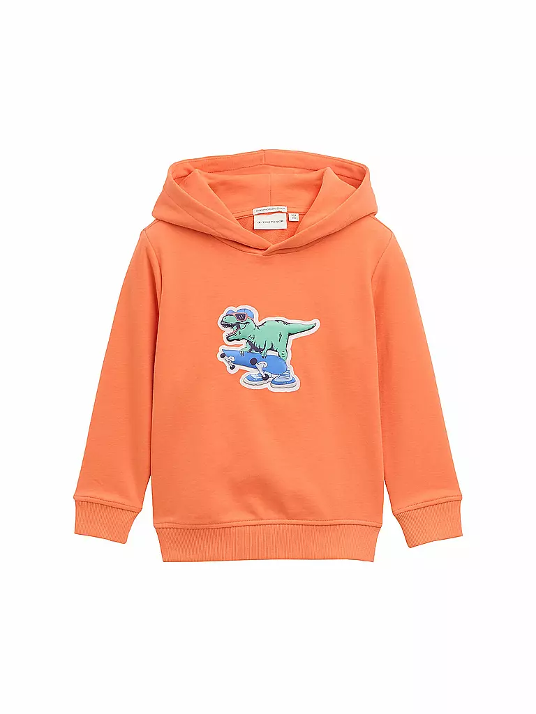 TOM TAILOR | Sudadera con capucha para niño - Hoodie | Naranja