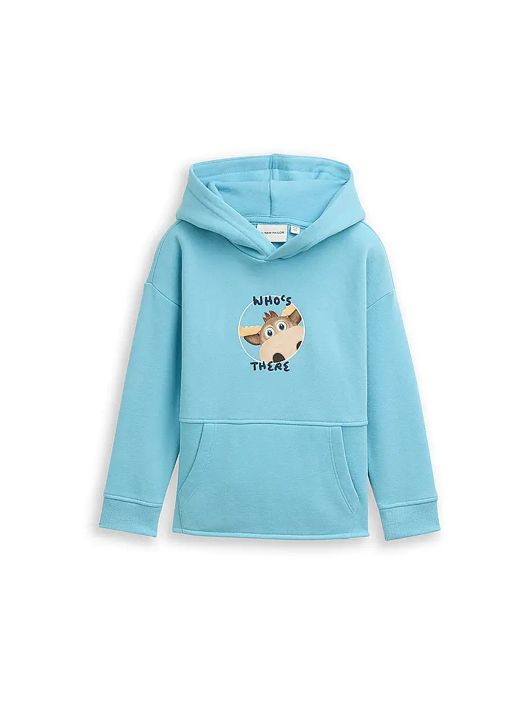 TOM TAILOR | Sudadera con capucha para niño - Hoodie | Azul claro