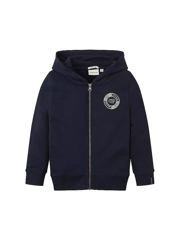 TOM TAILOR | Sudadera con cremallera para niño | dunkelblau