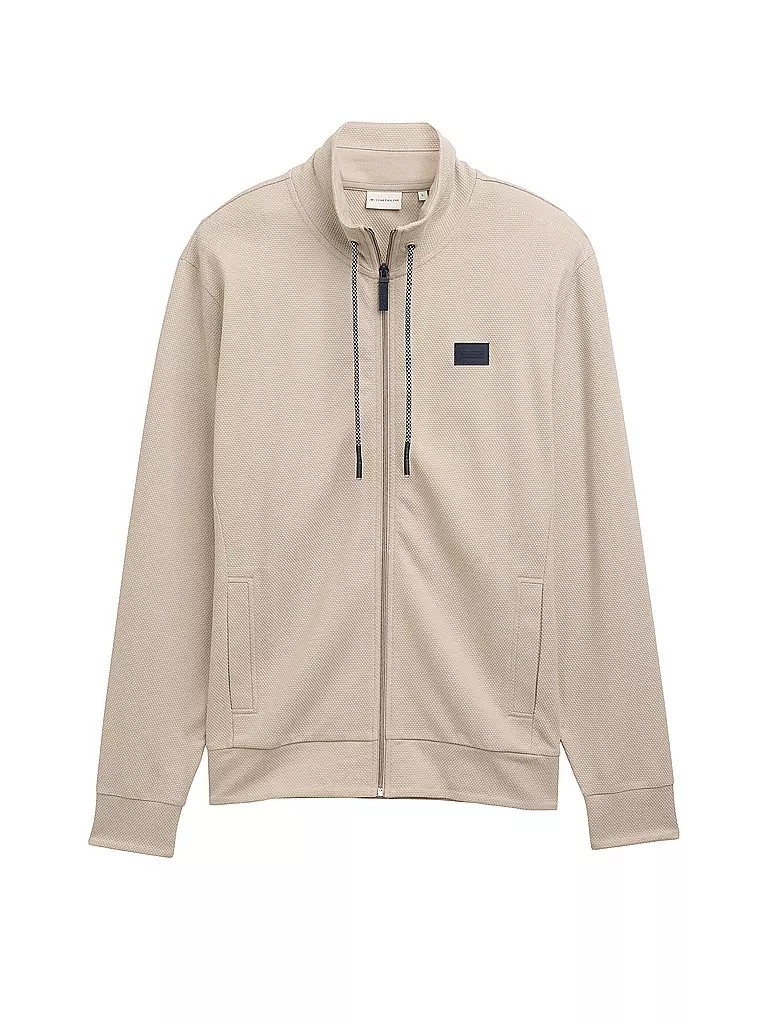 TOM TAILOR | Sudadera con cremallera | Beige