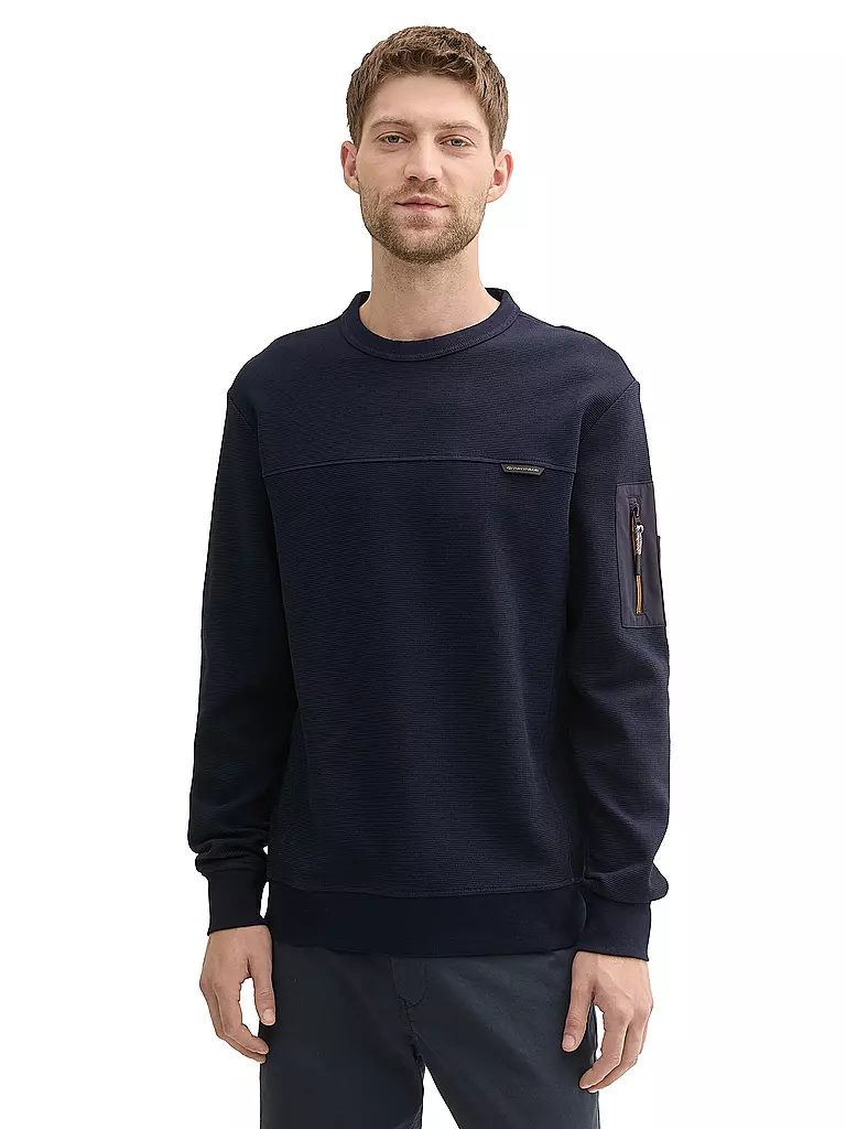 TOM TAILOR | Sweater | Azul oscuro