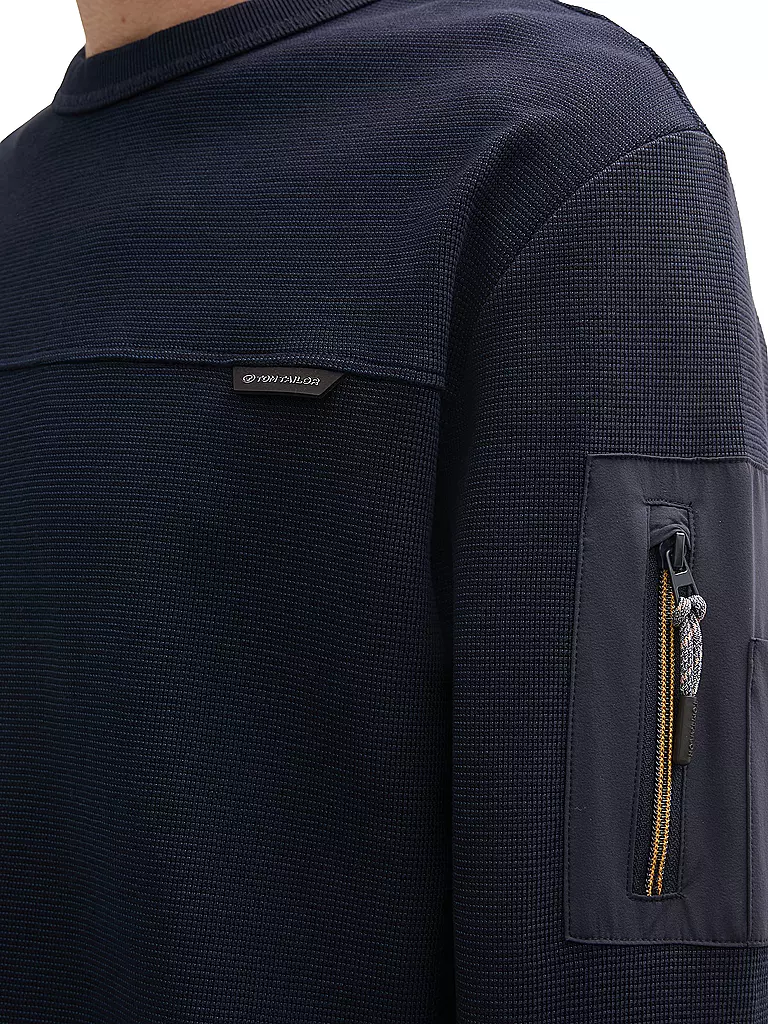 TOM TAILOR | Sweater | Azul oscuro