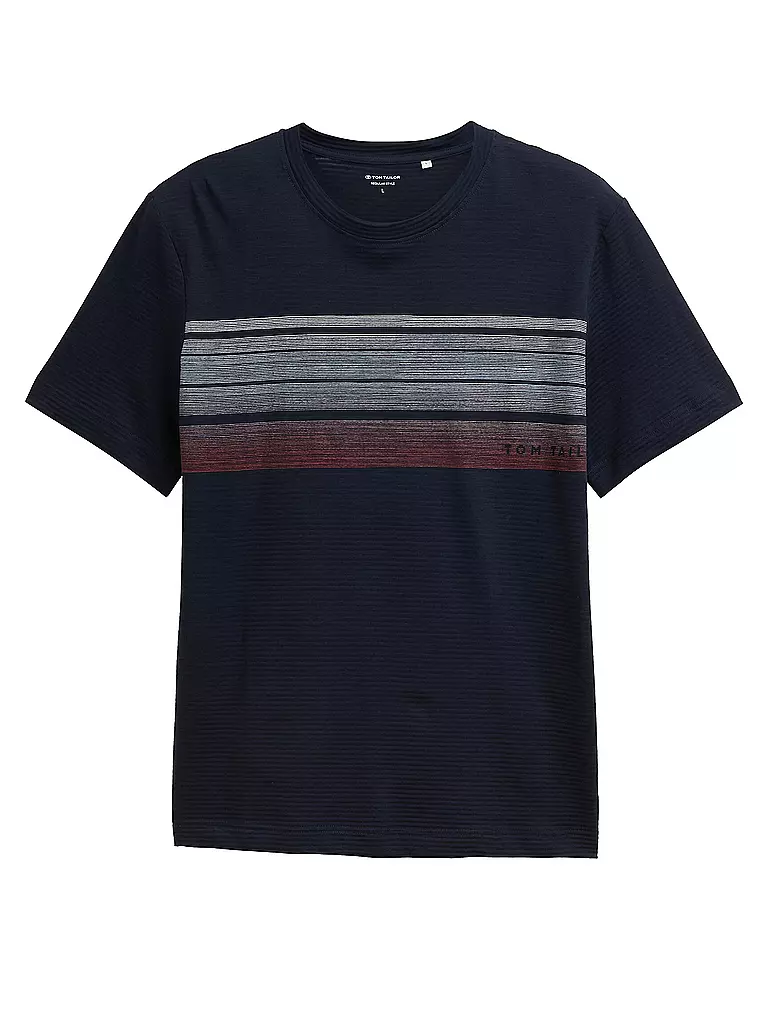 TOM TAILOR | T-Shirt  | Azul oscuro