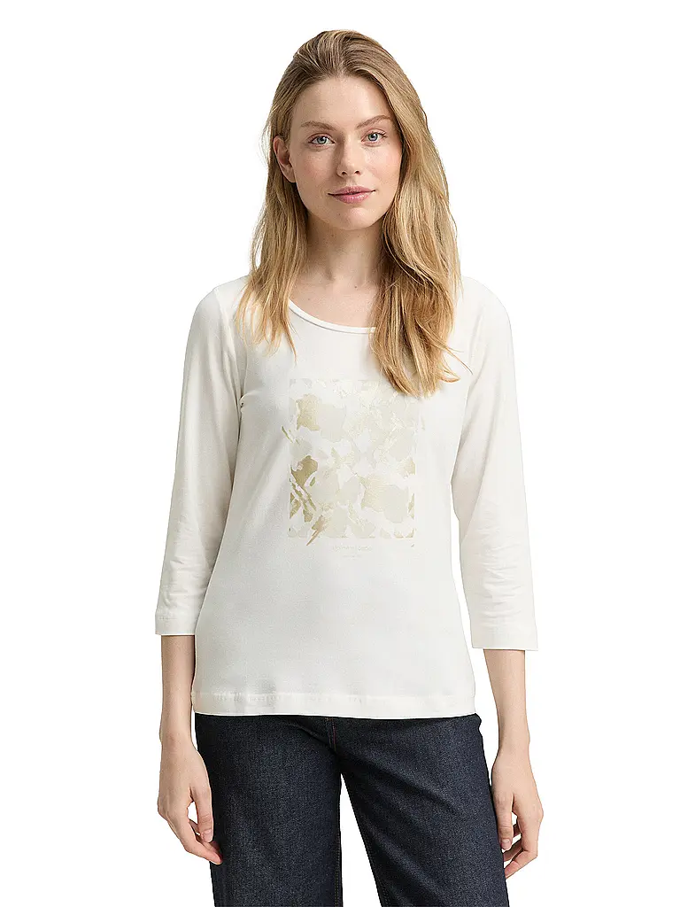 TOM TAILOR | T-Shirt  | Blanco