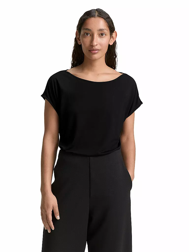TOM TAILOR | T-Shirt  | Negro