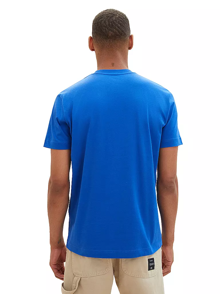 TOM TAILOR | T-Shirt Regular Fit | Azul