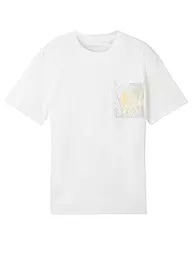 TOM TAILOR | T-Shirt | Blanco