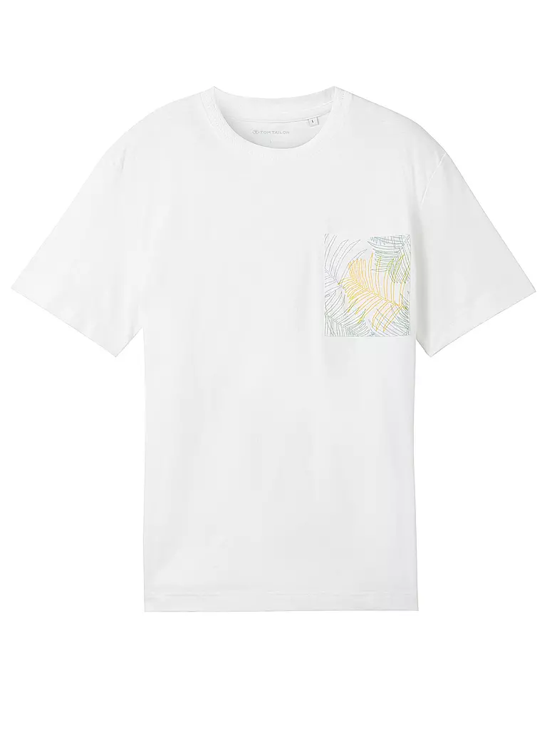 TOM TAILOR | T-Shirt | Blanco