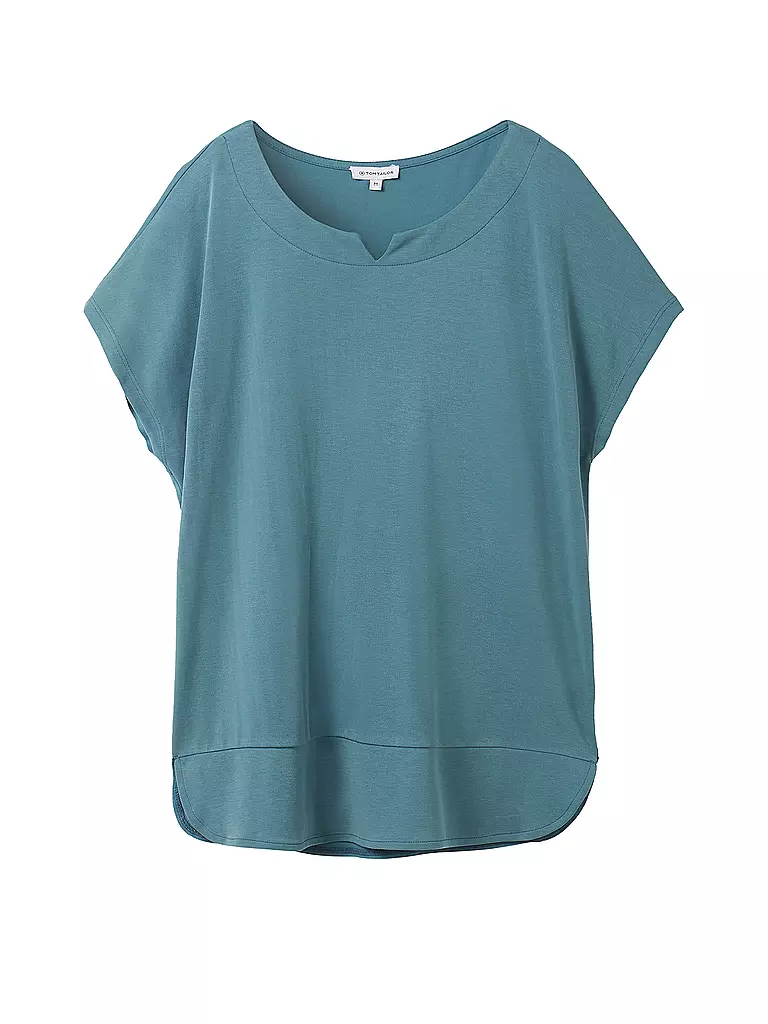 TOM TAILOR | T-Shirt | Petróleo