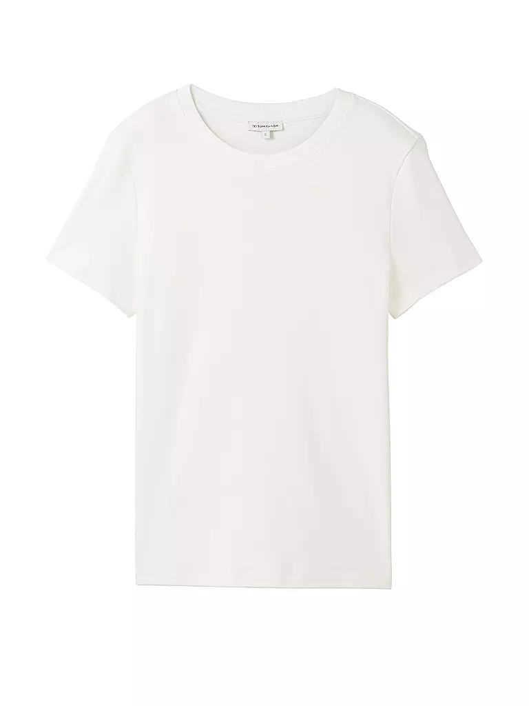 TOM TAILOR | T-Shirt | Blanco