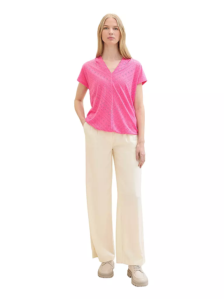 TOM TAILOR | T-Shirt | Fucsia
