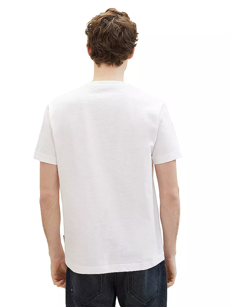 TOM TAILOR | T-Shirt | Blanco