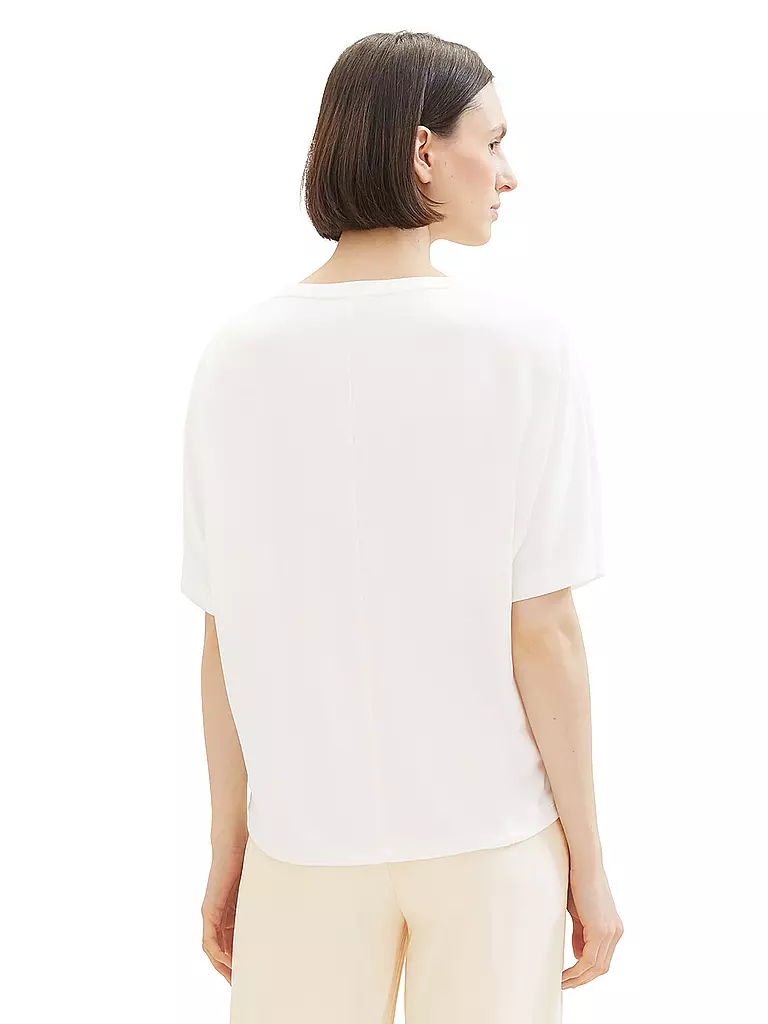 TOM TAILOR | T-Shirt | Blanco