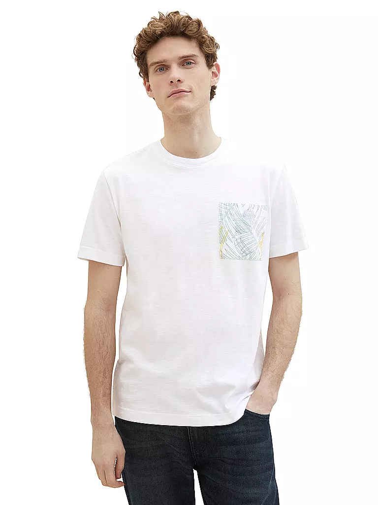 TOM TAILOR | T-Shirt | Blanco
