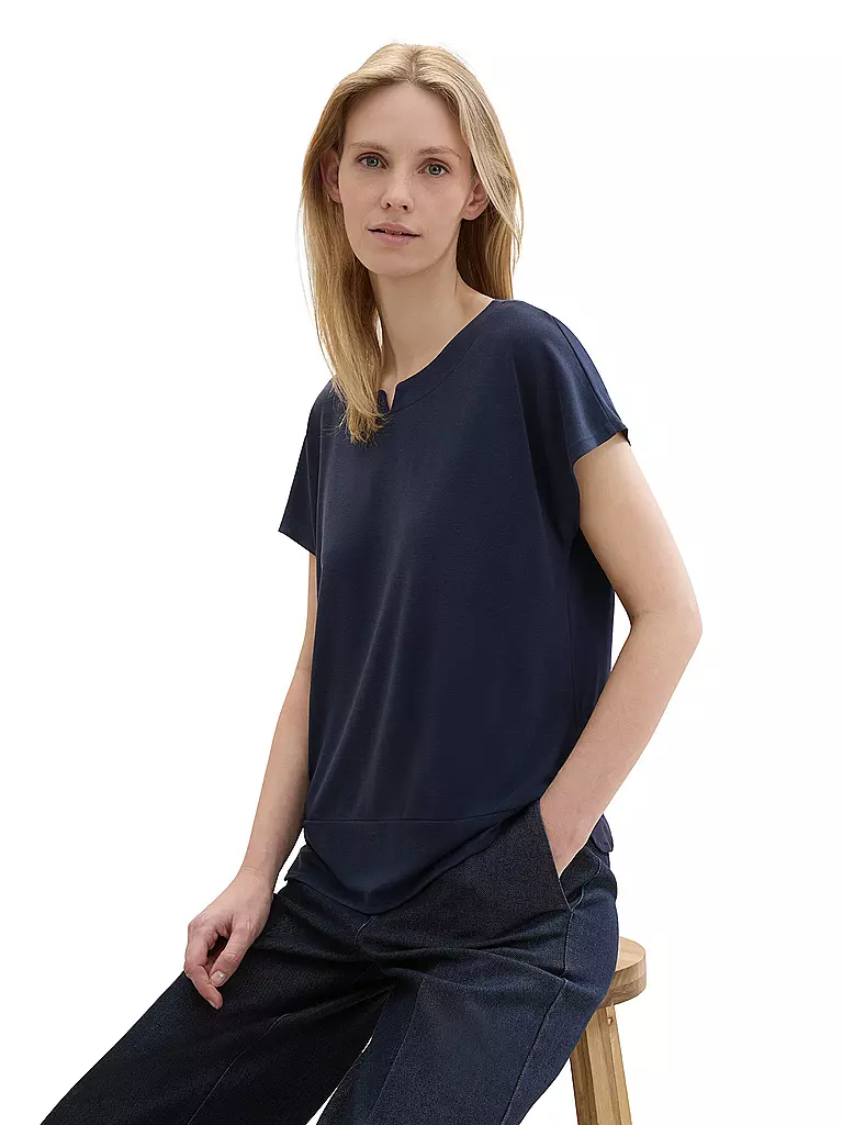 TOM TAILOR | T-Shirt | Azul oscuro
