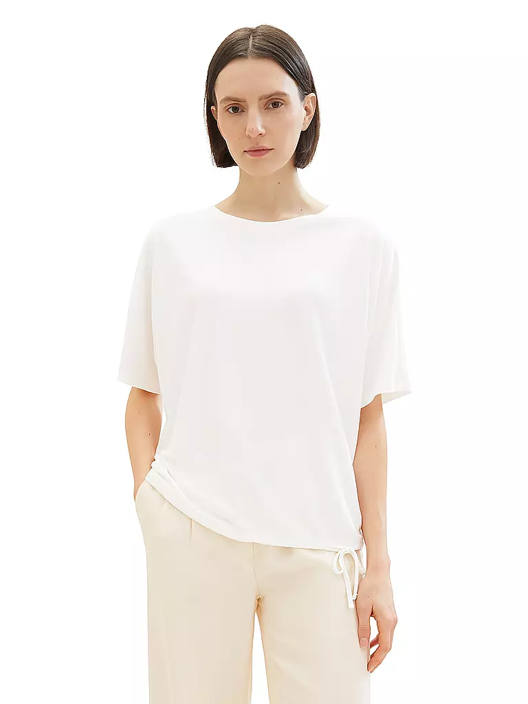 TOM TAILOR | T-Shirt | Blanco