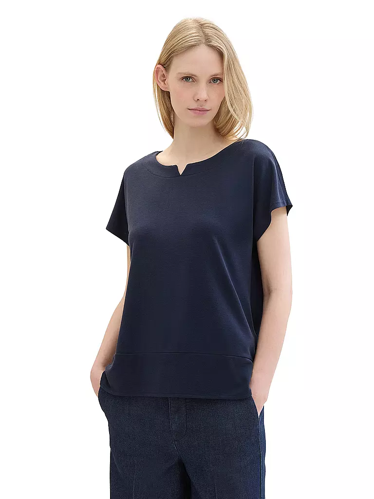 TOM TAILOR | T-Shirt | Azul oscuro