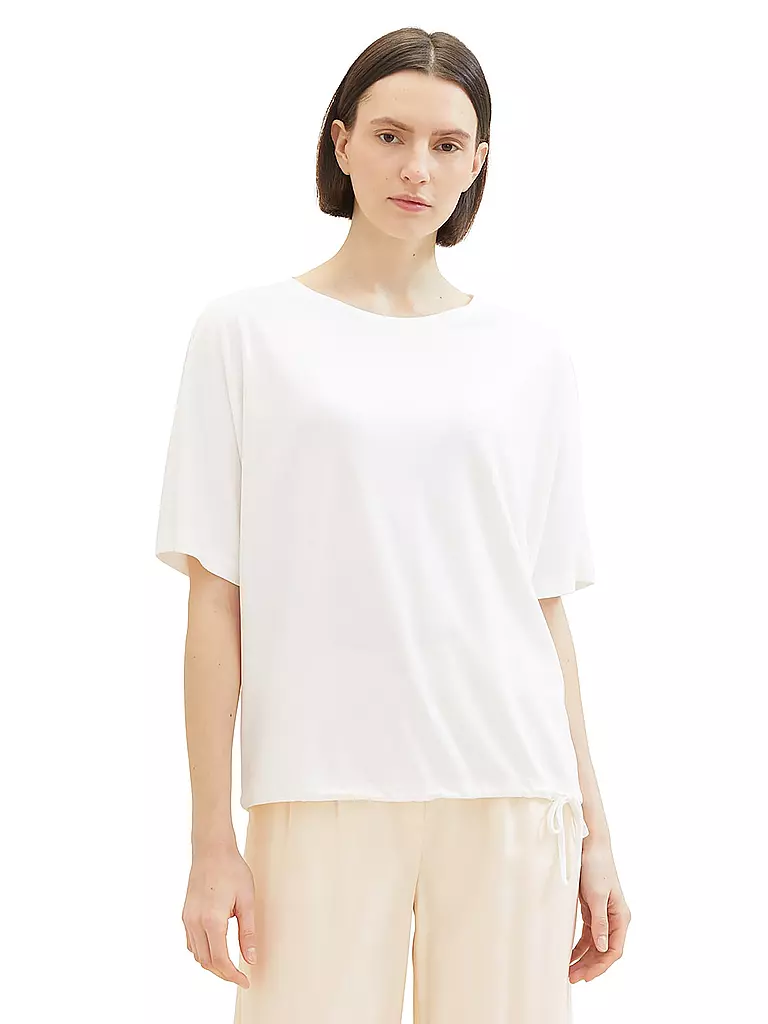 TOM TAILOR | T-Shirt | Blanco