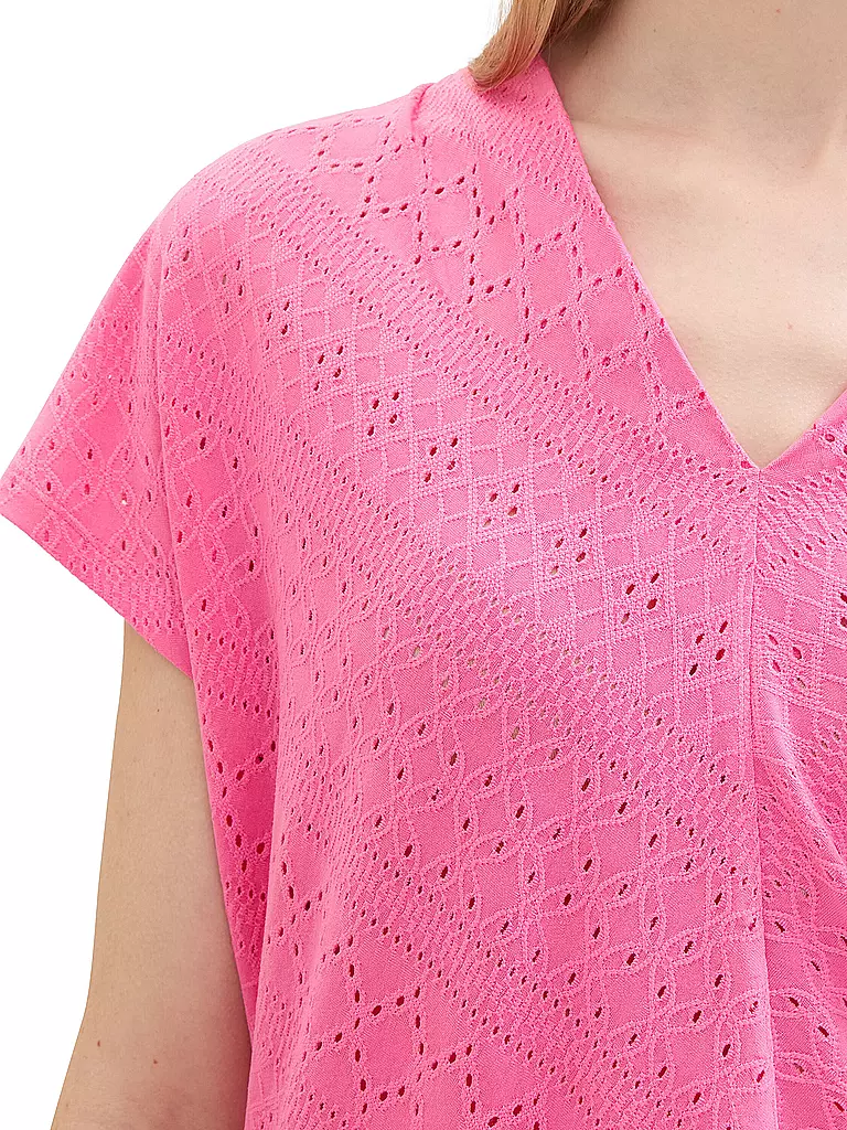 TOM TAILOR | T-Shirt | Fucsia