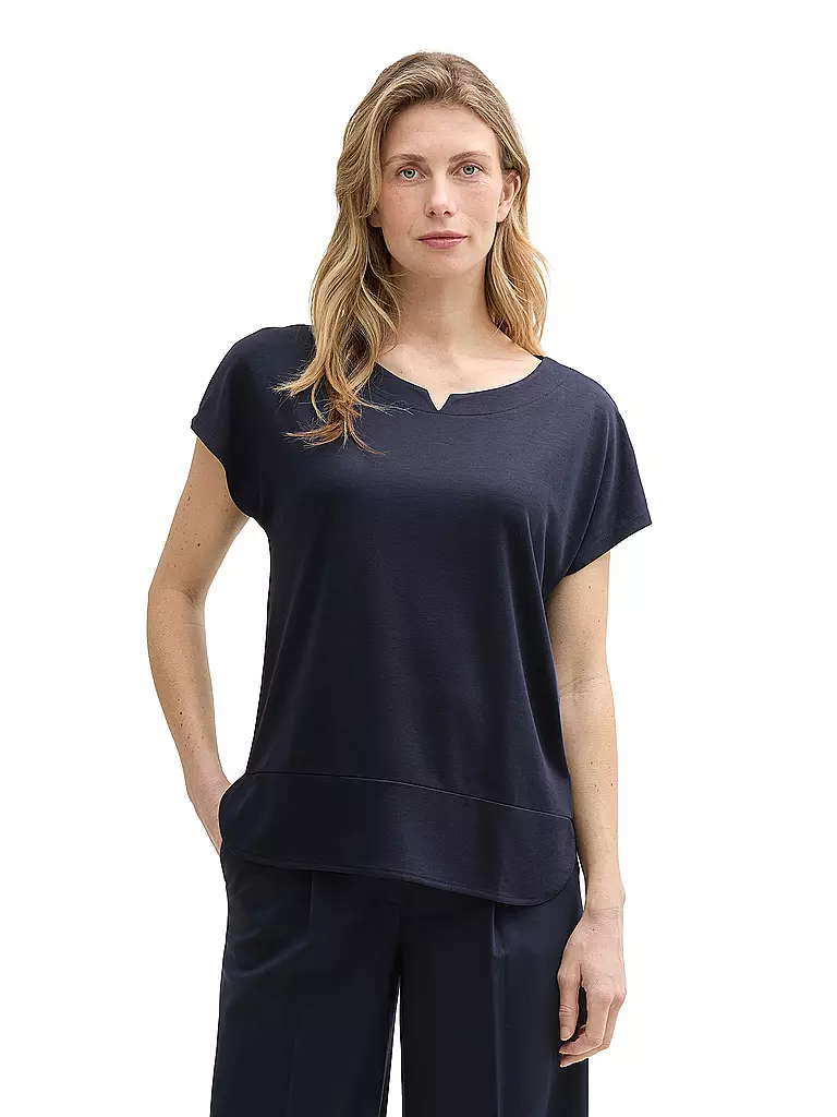 TOM TAILOR | T-Shirt | Azul oscuro