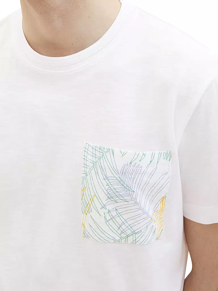 TOM TAILOR | T-Shirt | Blanco