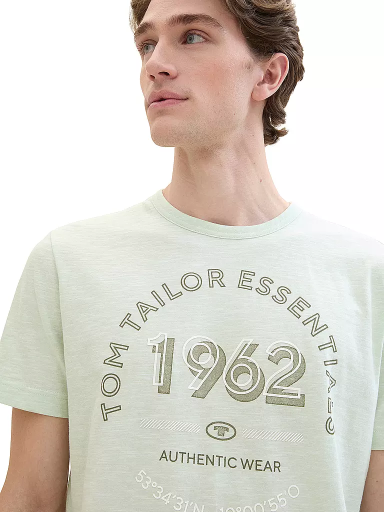 TOM TAILOR | T-Shirt | Verde claro