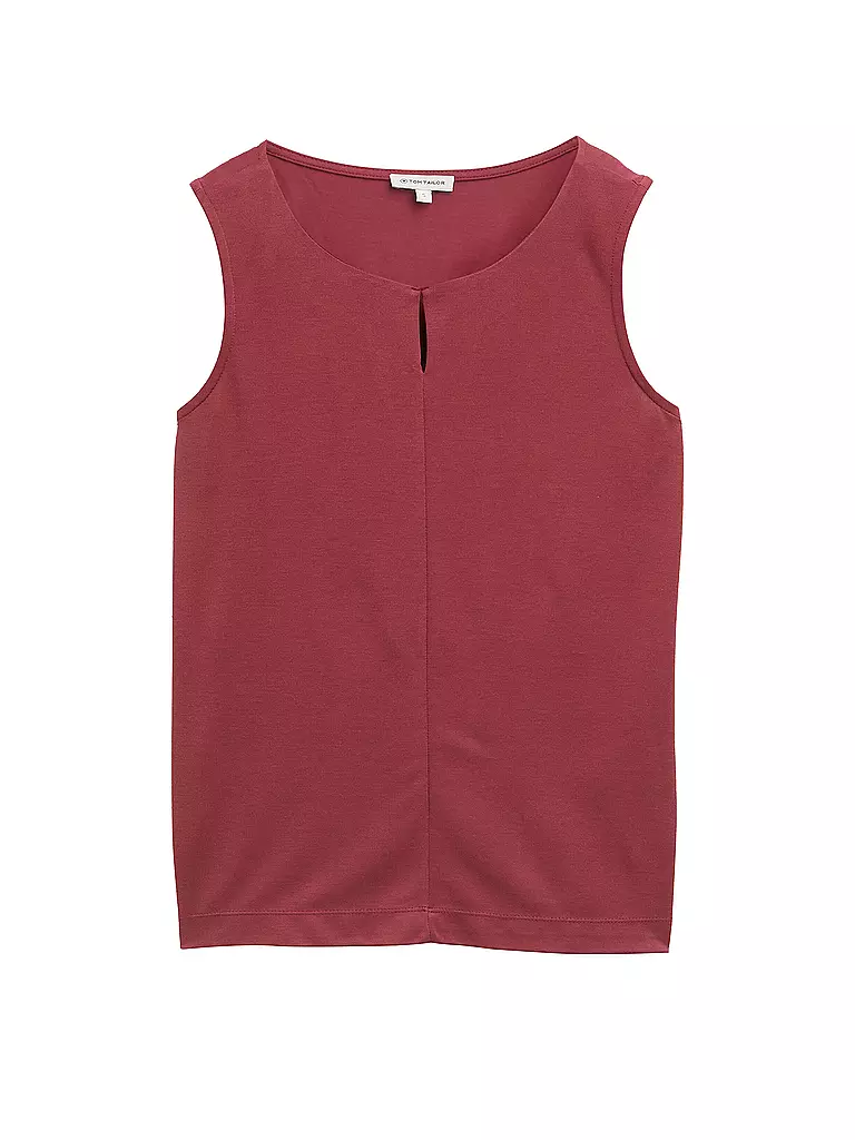 TOM TAILOR | Top | Rojo oscuro