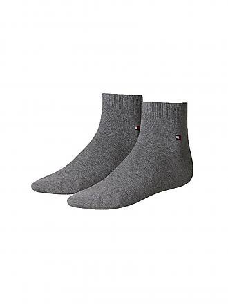 TOMMY HILFIGER | Calcetines cortos, paquete de 2, gris medio