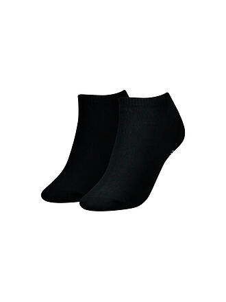 TOMMY HILFIGER | Calcetines sneaker, paquete de 2, negro