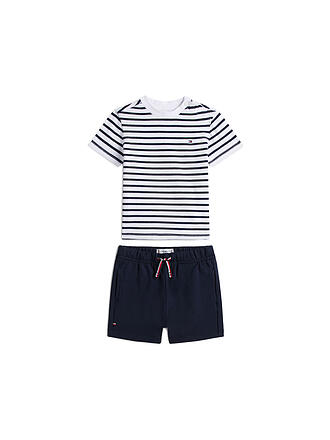 TOMMY HILFIGER | Conjunto de bebé de 2 piezas, camiseta y pantalones cortos