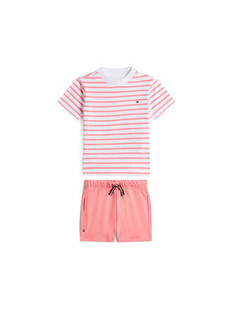 TOMMY HILFIGER | Conjunto de bebé de 2 piezas, camiseta y pantalones cortos