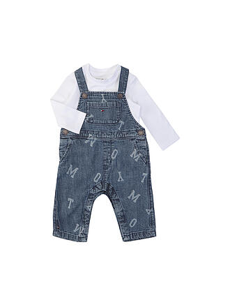 TOMMY HILFIGER | Conjunto de bebé de 2 piezas. Vaqueros con camiseta de manga larga