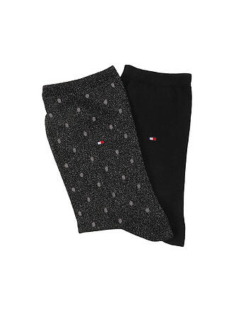 TOMMY HILFIGER | Calcetines paquete de 2 black lurex