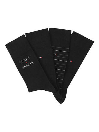 TOMMY HILFIGER | Calcetines paquete de 4 negros