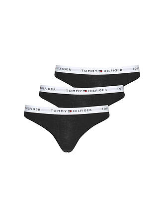 TOMMY HILFIGER | String Paquete de 3 negro