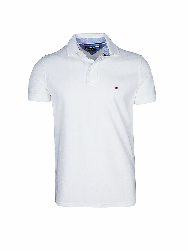 Polo de corte regular blanco M