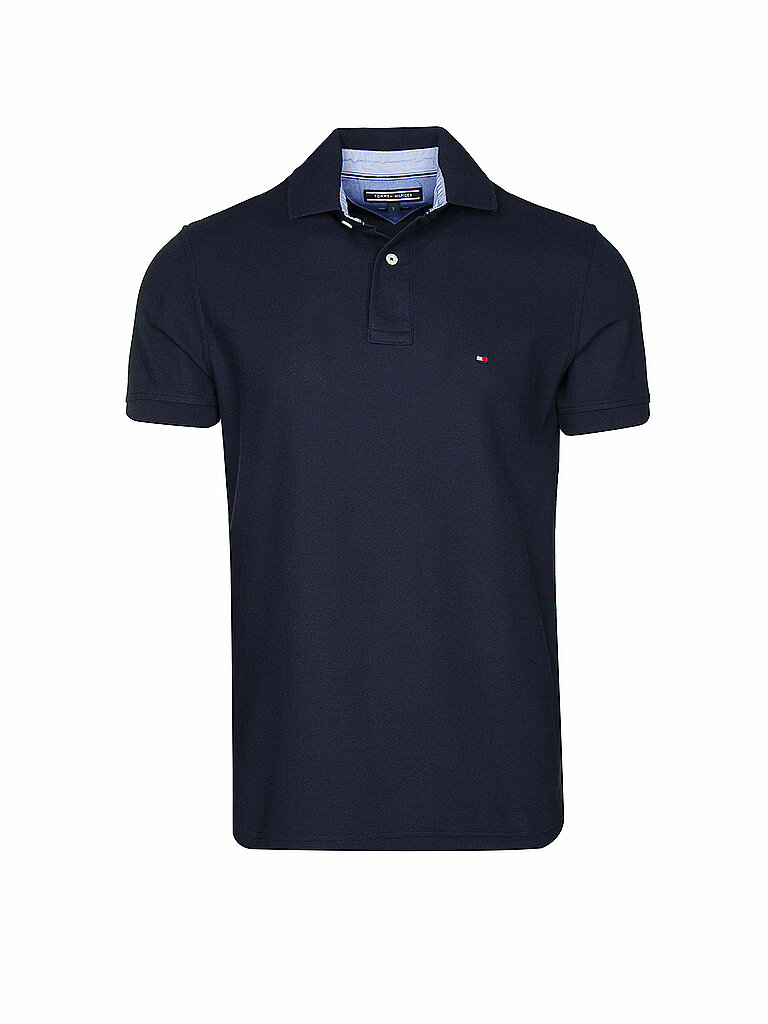 Poloshirt de corte regular azul L