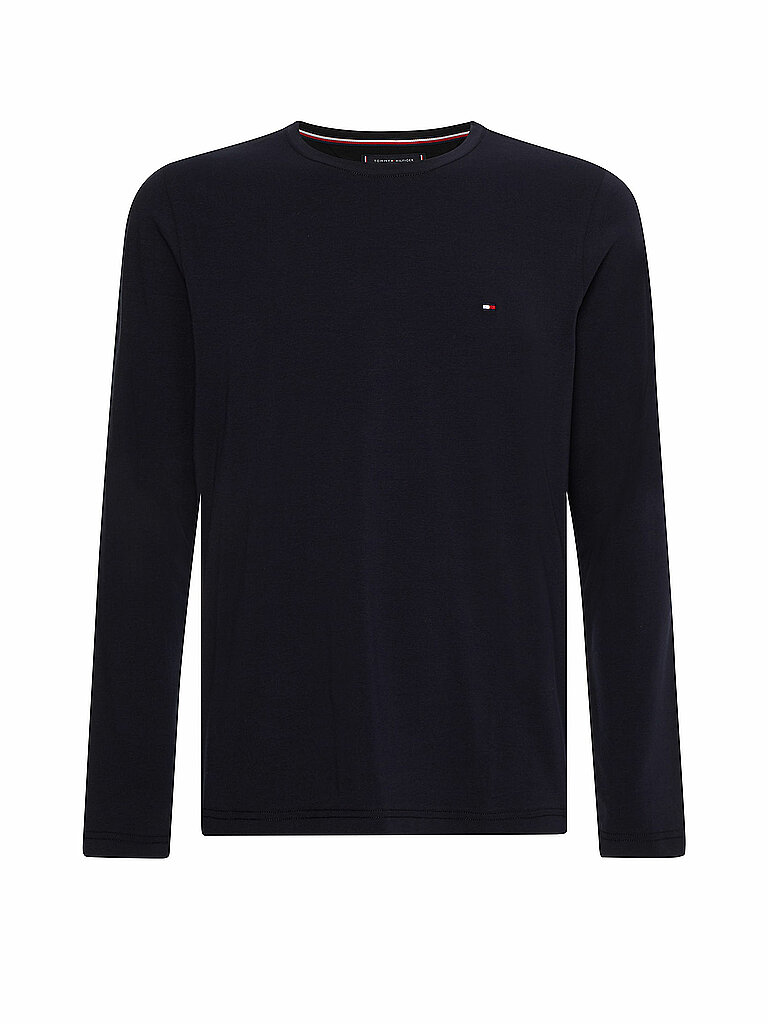 Tommy Hilfiger Camiseta de manga larga azul oscuro