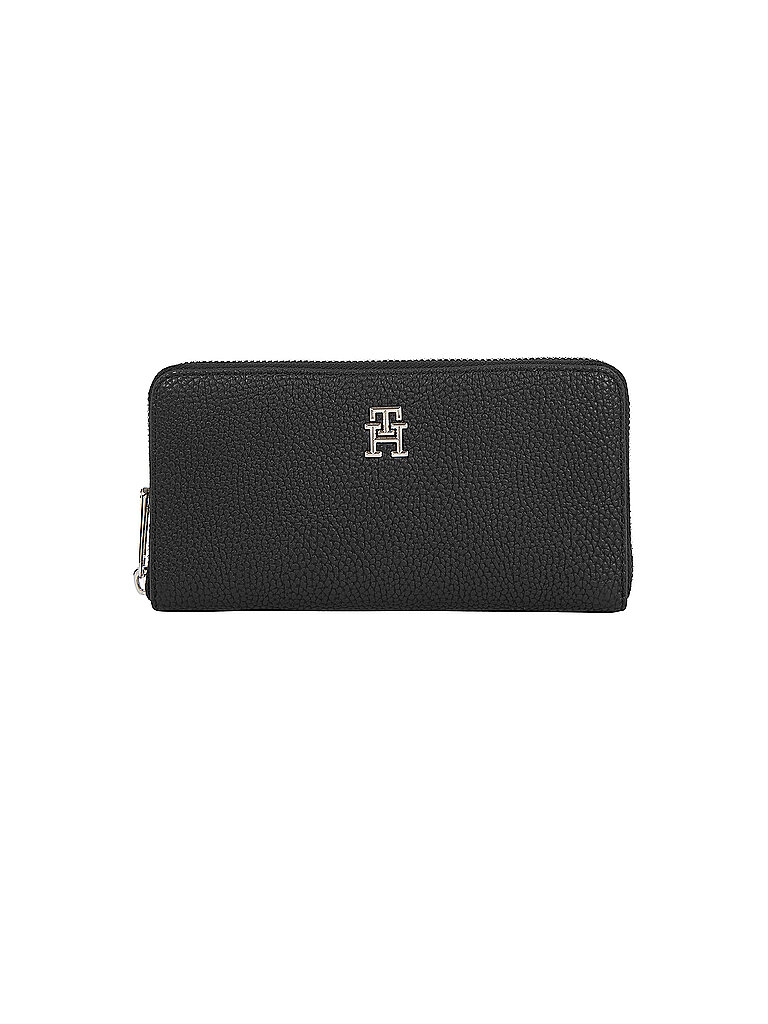 Tommy Hilfiger Monedero TH EMBLEM Large negro