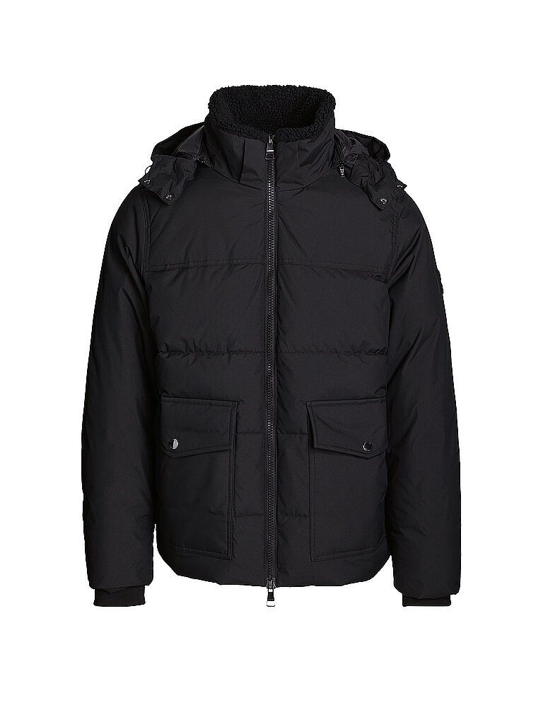 Chaqueta acolchada negro XXL