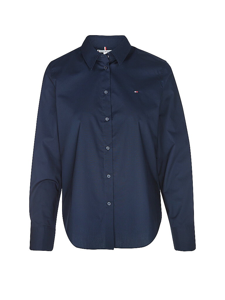 Blusa de corte regular azul oscuro 40