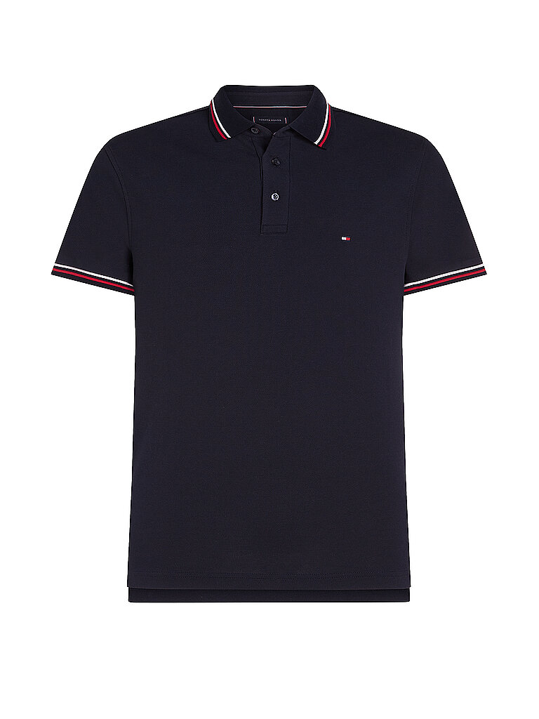 Poloshirt de corte ajustado azul XL
