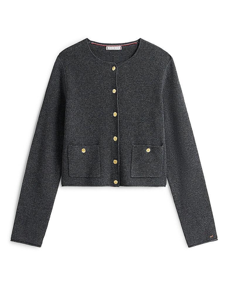 Chaqueta de lana gris L