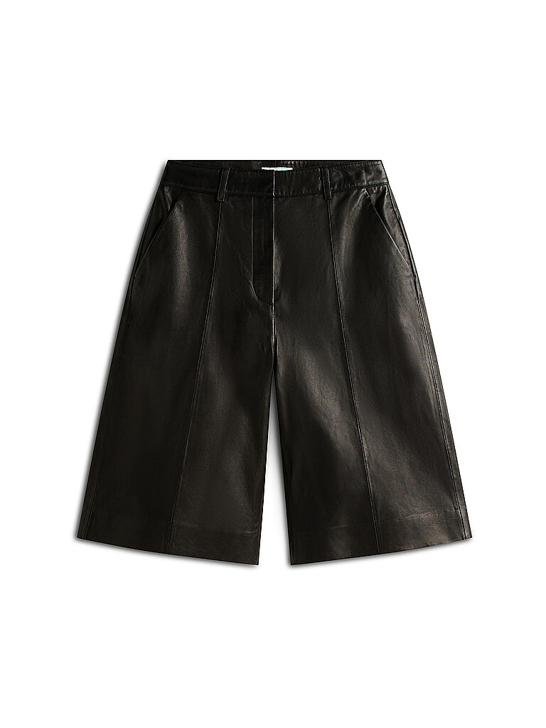 Pantalones de cuero negro 40