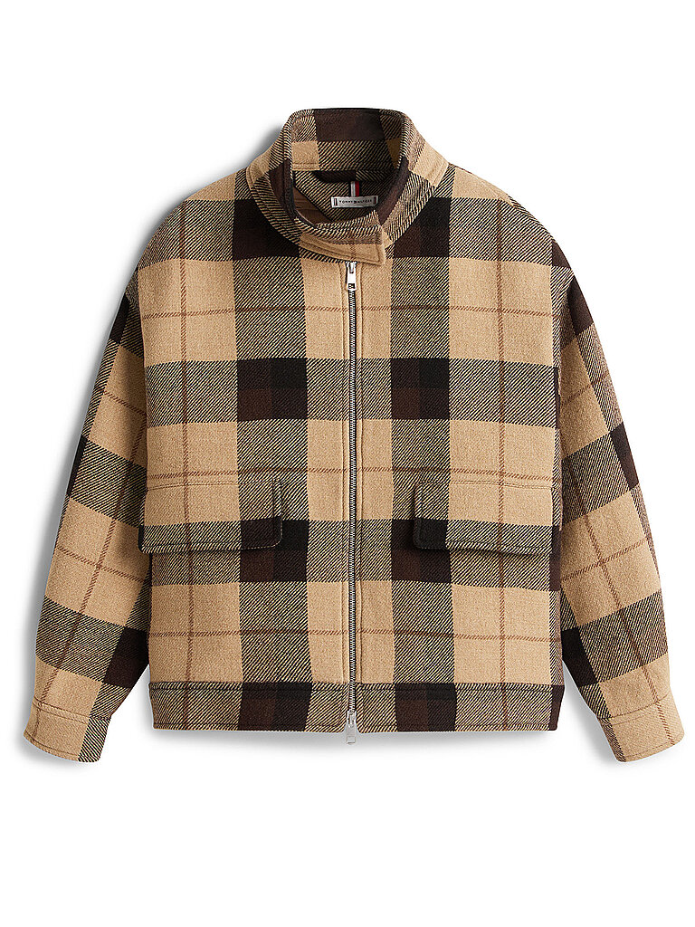 Chaqueta de lana marrón 42