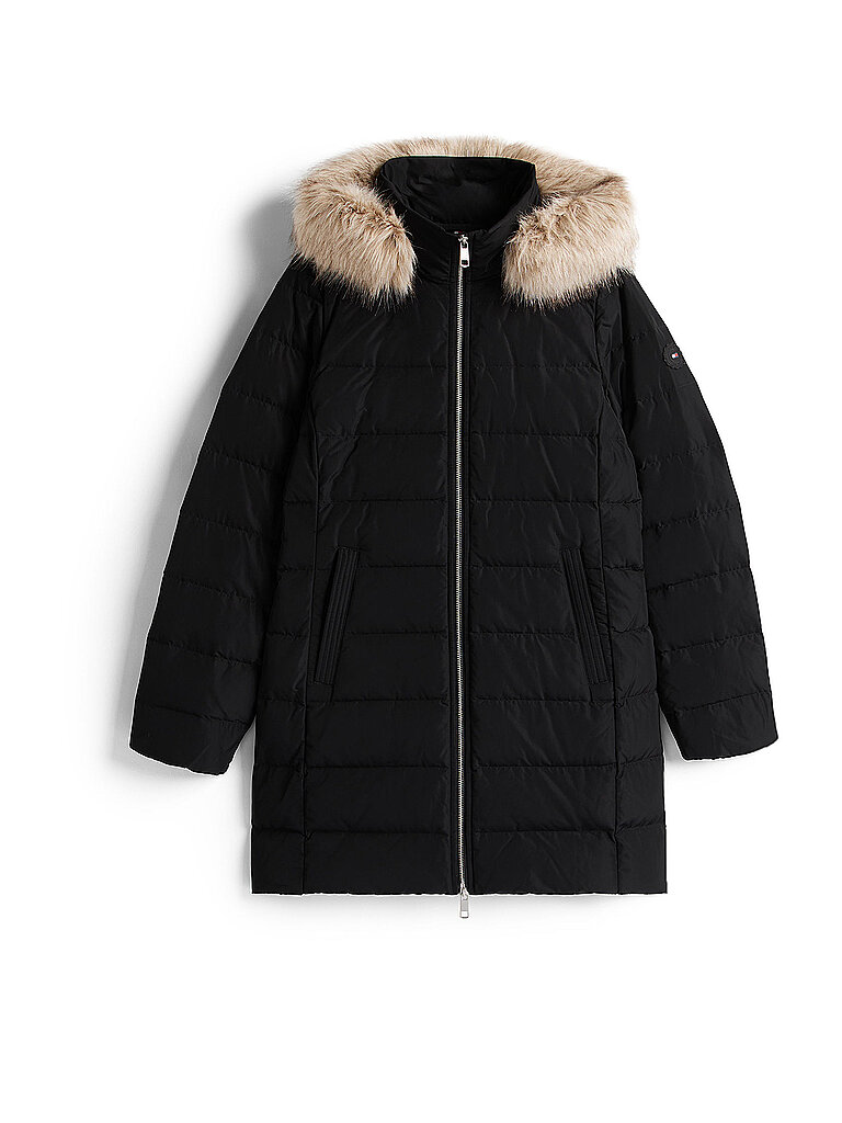 Abrigo acolchado negro XXL