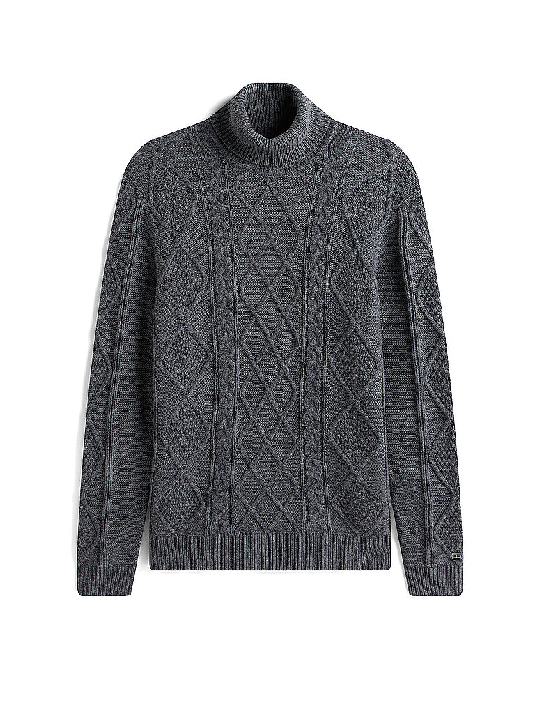 Jersey de cuello alto gris XL